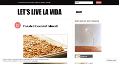 Desktop Screenshot of letslivelavida.com